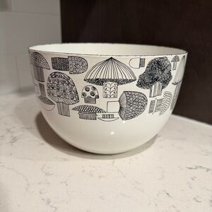 Vintage Finel Enamelware Mushroom Bowl Arabia Kai Franck MCM 1960’s